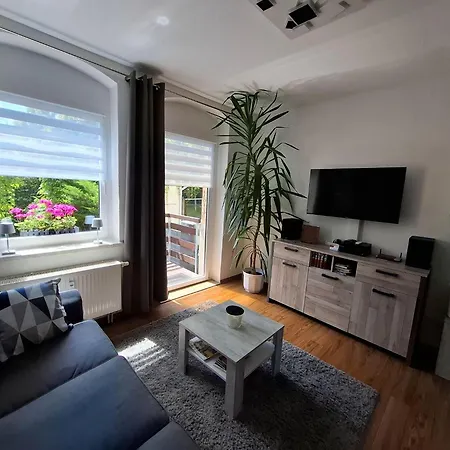 Ferienwohnung Mit Terrasse Im Zschopauer Herzen Апартаменты *