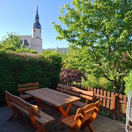 Ferienwohnung Mit Terrasse Im Zschopauer Herzen Апартаменты