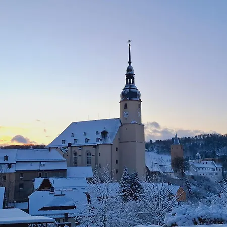 Апартаменты Ferienwohnung Mit Terrasse Im Zschopauer Herzen *